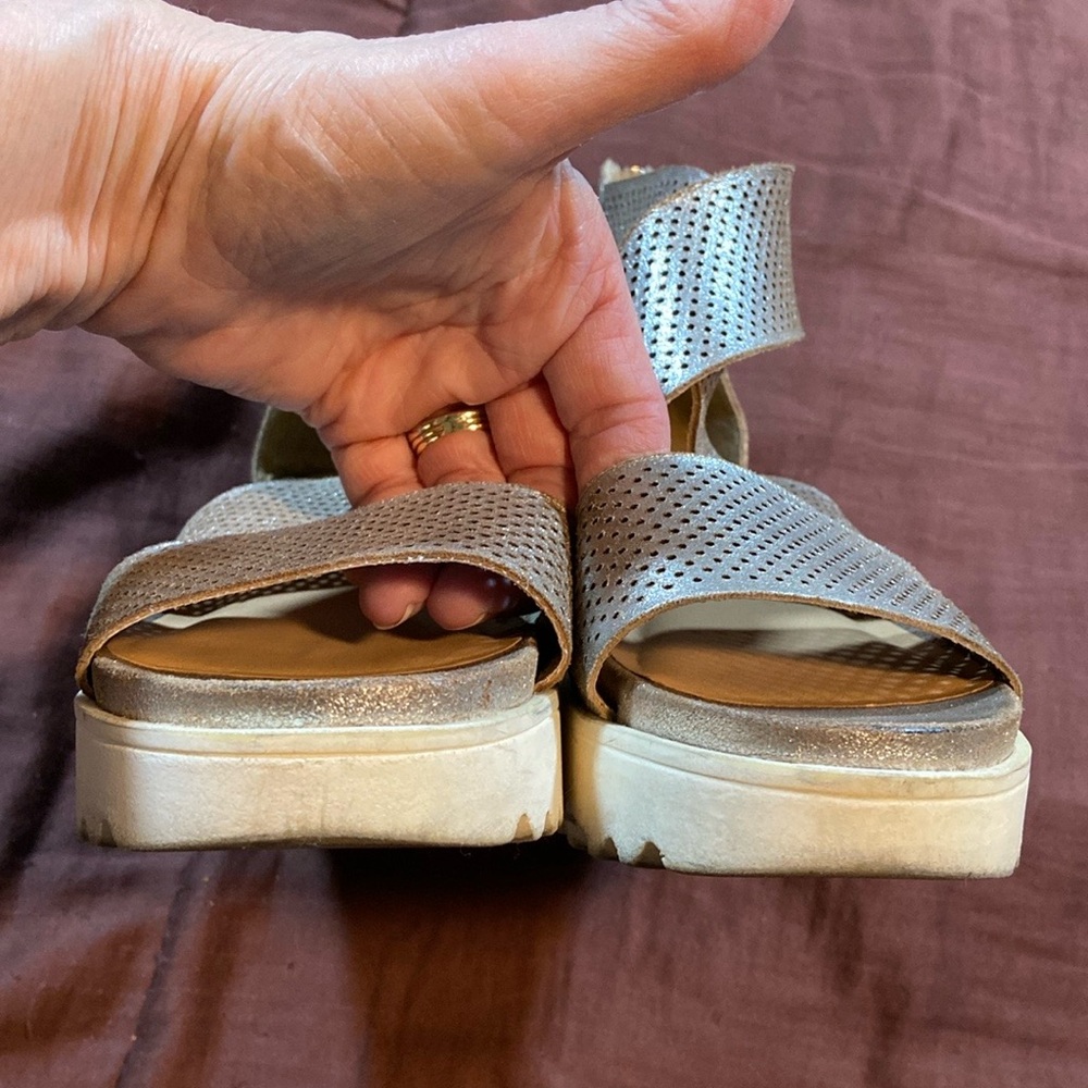 Wedged Sandals by Steven Brand.  GUC! - Picture 11 of 16